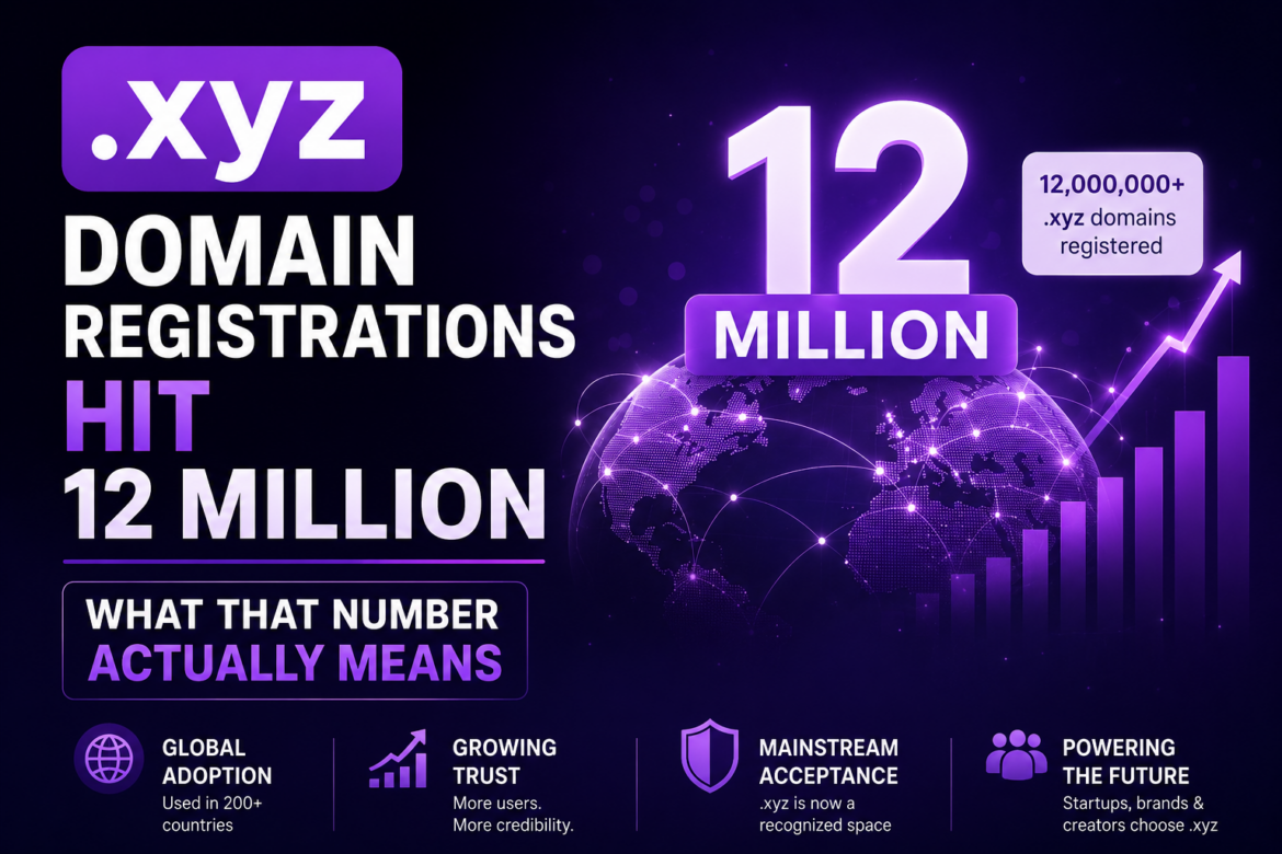 .xyz Domain Registrations Hit 12 Million — What That Number Actually Means